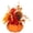 A, variant on Artificial Pumpkin Fall Decor, Pumpkin Centerpieces, Autumn Table Centerpieces with Red Faux Flowers, Maple Leaves, Pumpkin, Thanksgiving & Harvest Home Decoration