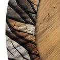 thumbnail image 5 of Ambesonne Earthy Fitted Round Tablecloth, Weathered Look Tree Print, 36"- 40" Diameter, Brown Beige and Grey, 5 of 5