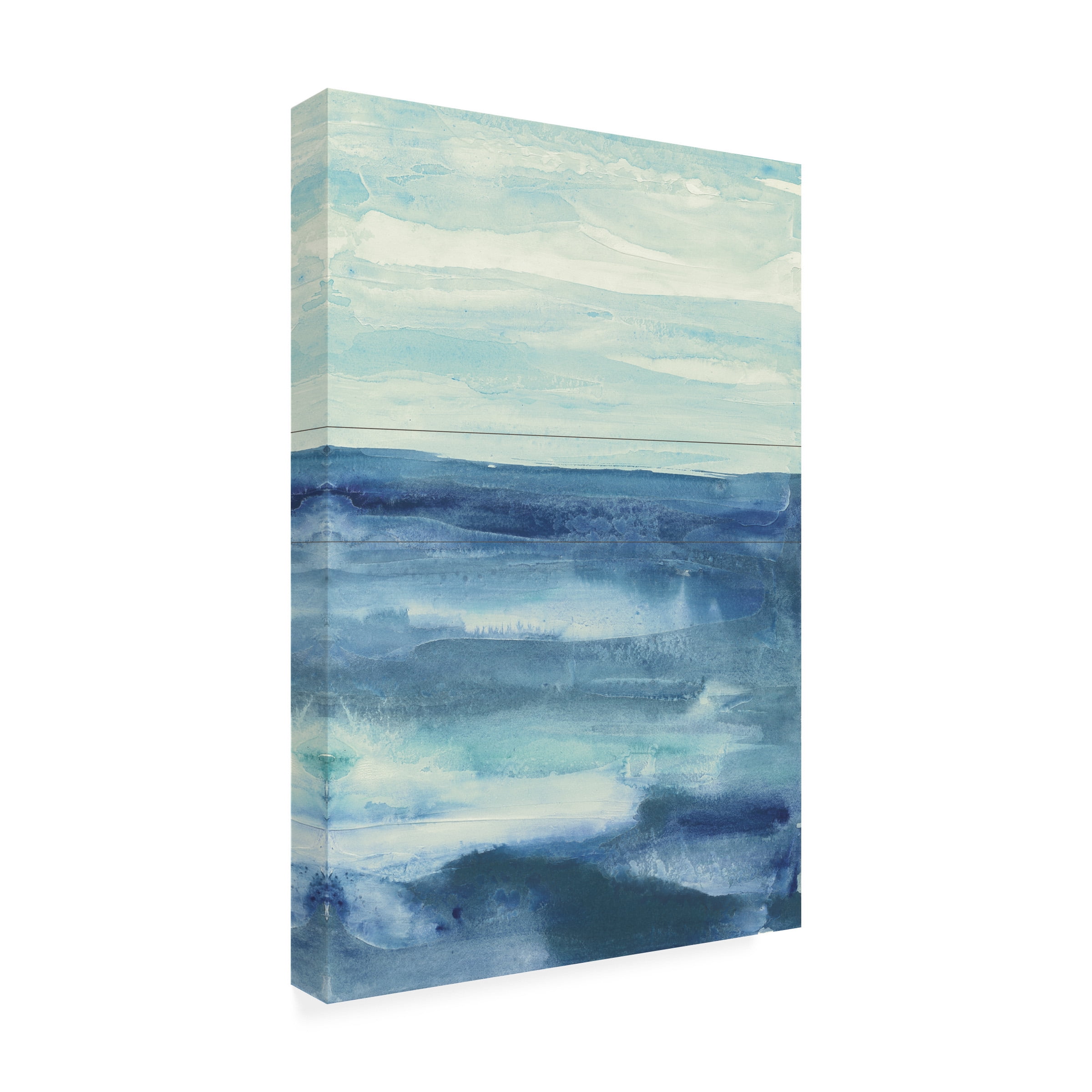 Chris Paschke 'Lost in Blue' Canvas Art