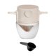 thumbnail image 5 of Cafetera reutilizable, filtro de cono con cucharas, accesorios de café, colador de café de filtración para oficina, camping, interior Blanco perfecl gotero de cafe, 5 of 8