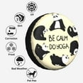 thumbnail image 6 of Kll Panda Doing Yoga Tire Cover,Universal Wheel Tire Cover For Trailer, Rv, Suv, Truck,Camper And Many Vehicle,(17 Inch), 6 of 7