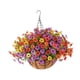 thumbnail image 4 of Cesta de flores artificiales, planta colgante falsa, decoración para colgar , maceta con cadena DIY para hogar, porche, balcón, exterior e Vistoso, 4 of 8