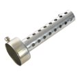 thumbnail image 2 of Silenciador de escape plateado, deflector de silenciador Db 48 mm x 140 mm, 2 of 5