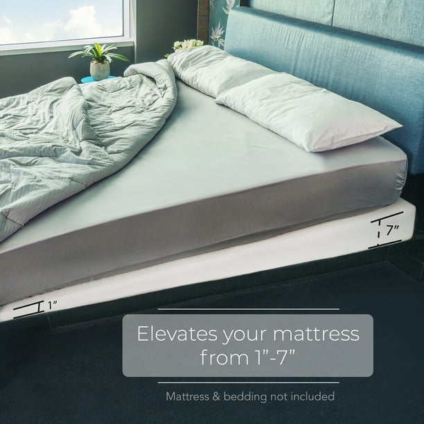 Mattress elevator top for gerd