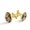 Color 3, variant on Men's Classic Stainless Steel, Dinosaur Tree Camouflage Pattern Cufflinks Business Wedding Shirts, Golden