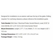 Starlink Short Wall Mount Satellite V2 For Square Dish FREE 3 DAY