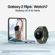Samsung Galaxy Z Flip6 Cell Phone, Factory Unlocked Android Smartphone, 512GB, Compact, Foldable Design, One-Hand Control, Best Selfies, Full Cover Screen, US Version, 2024, Silver Shadow