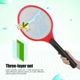 Cordless Battery Powered Electric Fly Mosquito Swatter Bug Zapper