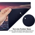 thumbnail image 6 of Desk Mat, Extended Gaming Mouse Pad (35.4x15.7 in), Large Non-Slip Rubber Base Mousepad with Stitched Edges, Waterproof Keyboard Mouse Mat Desk Pad for Work, Office, Home - Sunset Over The sea, 6 of 6