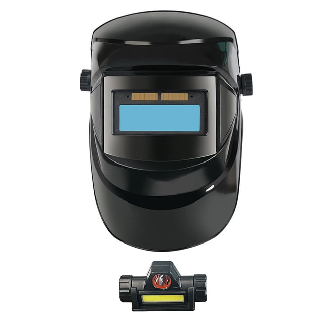 DOLITY Auto Darken Welding Cap Face Protector Face Cover Large Viewing Screen with Side Normal