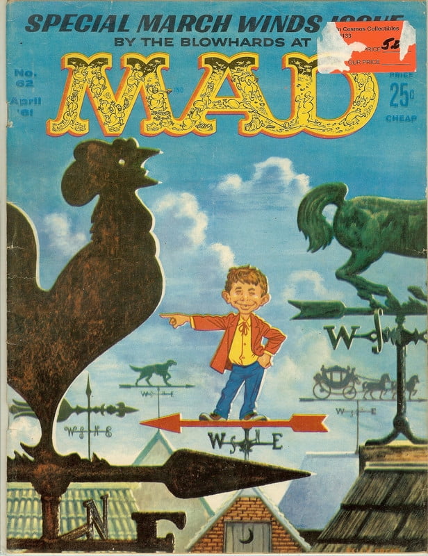 MAD Magazine Vintage #62 April 1961