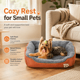 thumbnail image 3 of YUTK Dog Beds Large Sized Dog, Pet Winter Warm Pet Bed Pet Supplies and Dog Sleeping Bed Gray S, 3 of 11