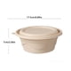 thumbnail image 3 of Ganfancp Fiambrera Desechable Biodegradables Fiambrera para Llevar a Casa Fiambrera Packing Box Familyes Cena Cocina Utensilios Productos Vacaciones Ofertas Flash 20 Fiambreras Desechables, 3 of 7