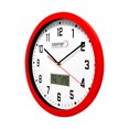 thumbnail image 3 of Reloj De Pared Análogo/Digital Steiner con Fechador Y Termómetro 30 cm Rojo, 3 of 4