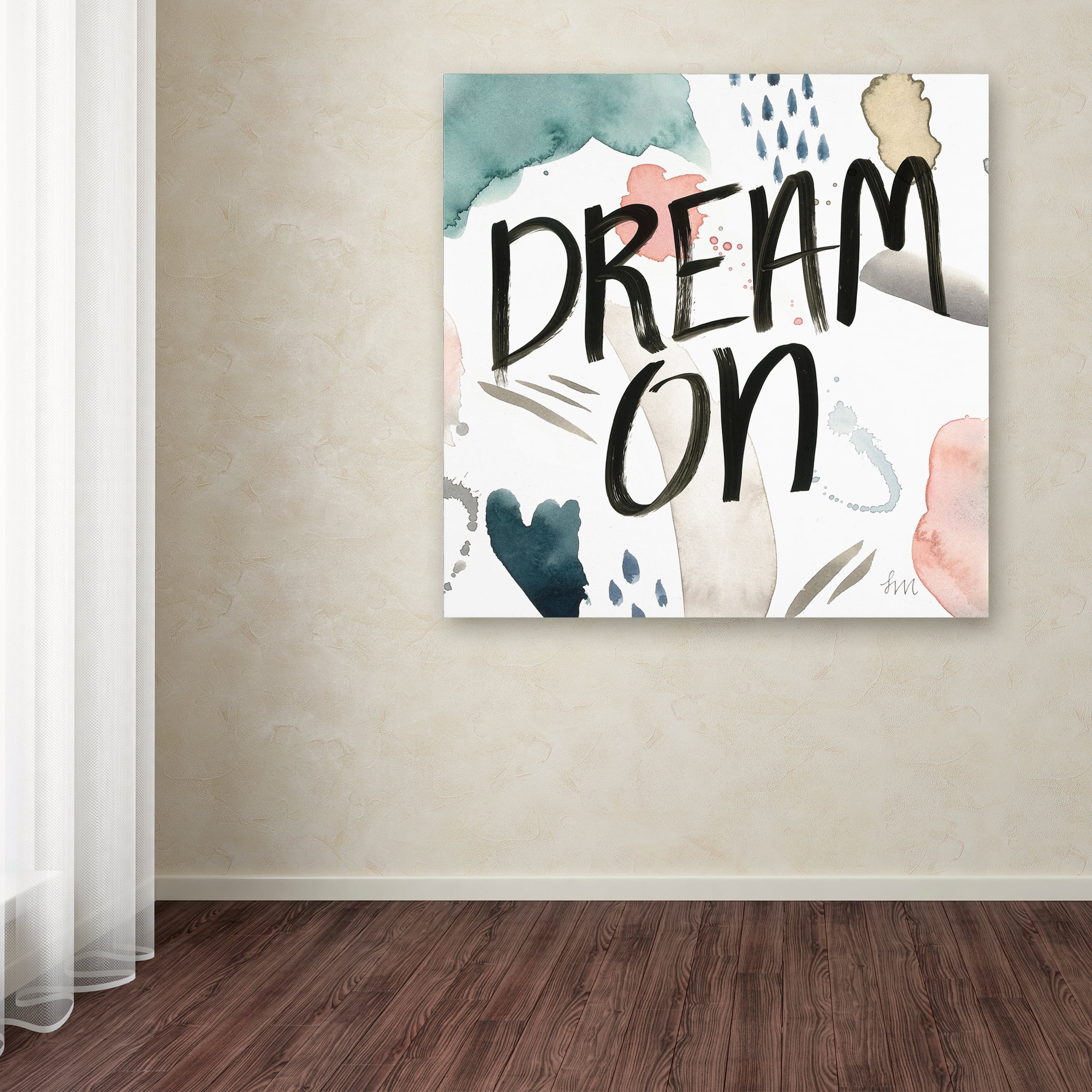 Trademark Fine Art 'April Showers Inspiration IV' Canvas Art by Laura Marshall