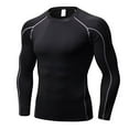 thumbnail image 1 of LANBAOSI Hauts de Compression pour Hommes Séchage Rapide Légers Couche de Base pour Homme T-Shirt à Manches Longues pour Cyclisme Ski Course Randonnée Taille Small, 1 of 4