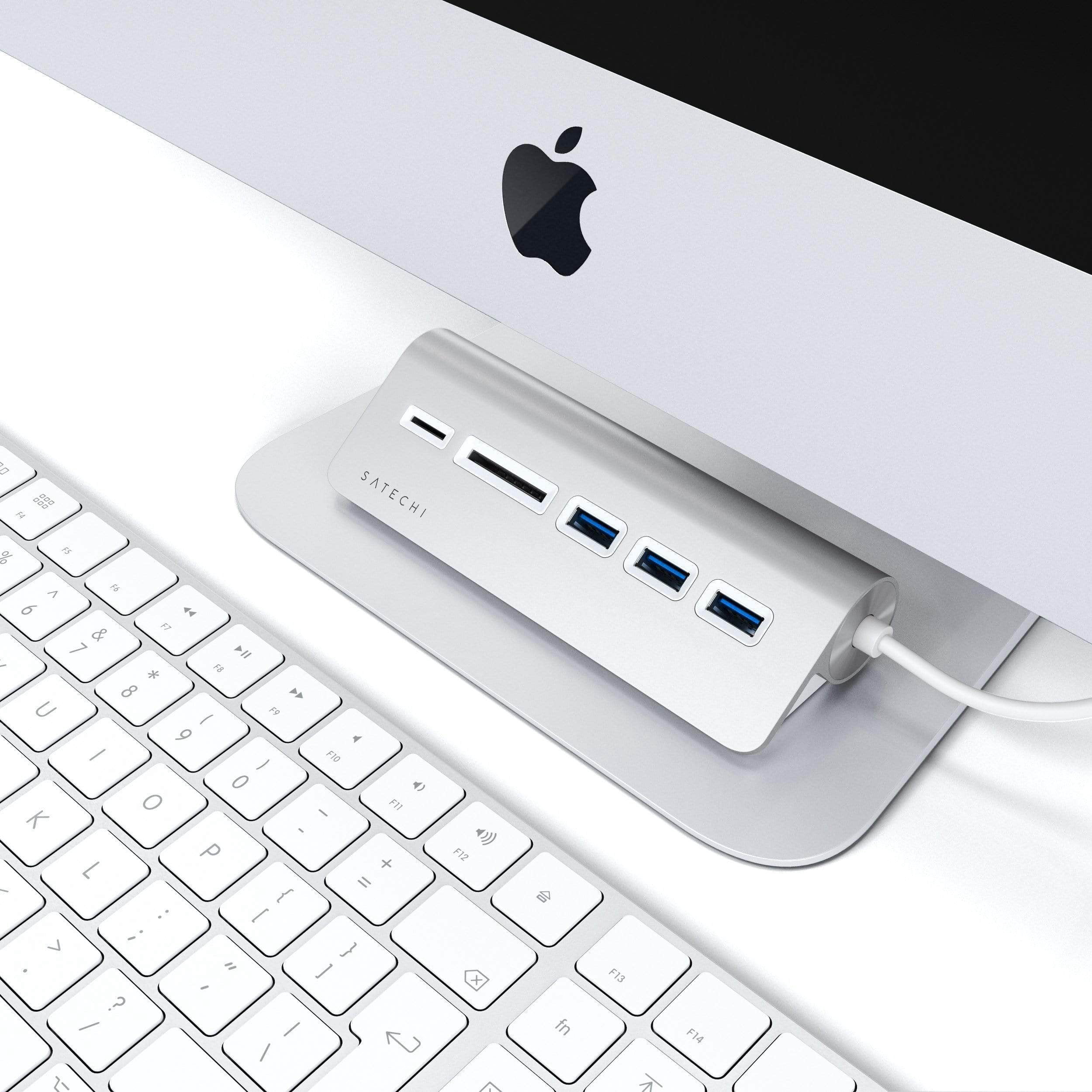 Satechi 5-In-1 USB Type-C Combo Hub for Desktop, Space Gray