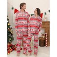 thumbnail image 4 of GYRATEDREAM Matching Family Christmas Pajamas Long Sleeve Button Down PJs Sets Holiday Sleepwear Loungewear, 4 of 8