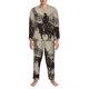 thumbnail image 3 of Fotbe Western Desert Cowboy Pijama de Hombre con Estampado de Manga Larga, Conjunto de 2 Piezas, Ropa de Dormir Suave y Cómoda con Bolsillos-Small, 3 of 7