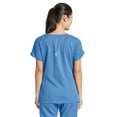thumbnail image 2 of Grey's Anatomy Active 41423 Women's V-Neck Scrub Top Ciel Blue 5XL, 2 of 2