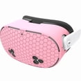 thumbnail image 4 of VR Shell Cover for Meta/Oculus Quest 3S - Latest All-in-One Design, , Silicone Front Headset Protector Cover Compatible with Quest 3S Accessories,Gifts for Christmas & Birthdays (Pink), 4 of 7