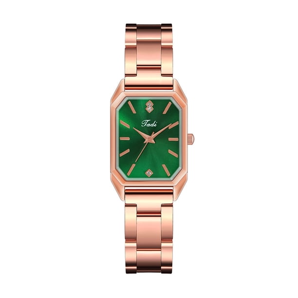 Reloj de pulsera de cuarzo analógico de acero inoxidable dorado cristalino para mujer a la moda Wmkox8yii gfajkfgbkjabf1471