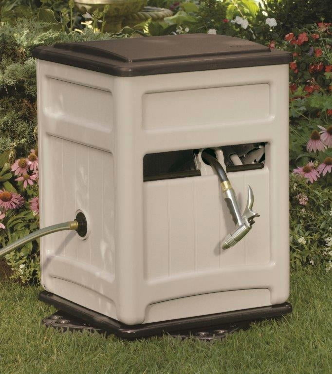 Suncast 225 ft. Swivel Smart Trak® Resin Hose Hideaway®, Taupe, SSB200B