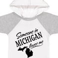 thumbnail image 4 of Inktastic Someone in Michigan Loves Me Boys or Girls Baby Bodysuit, 4 of 5
