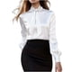 thumbnail image 1 of Tops de Verano de Mujer Casual Cuello Redondo Manga Larga Suéter Color Sólido Blusa Casual, Tops de Verano Largo para las Mujeres, 1 of 6