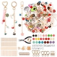 thumbnail image 6 of Wekvgz 314pcs Boxed Jewelry and Keychain Making Kit DIY Crafting Charms Bracelet Making Kits Cute Jewelry Beading Including Hooks Lobster Clasps Key Rings and Jump Rings for Craft Supplies, 6 of 11