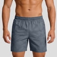 thumbnail image 5 of MOJOGO Men's Jacquard Shorts Casual Quick Dry Lightweight Shorts Gym Running Short Pants with Zipper Pockets 2XL, 5 of 7