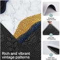 thumbnail image 3 of Blue White Gold Marble Pattern Kitchen Rugs Sets Of 3,Kitchen Runner Rugs Non Skid Washable,Decorative Kitchen Floor Mats for Kitchen,Sink,Laundry,17"x30"+ 17"x47" + 17"x59", 3 of 6