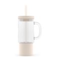 thumbnail image 1 of Ello Nova 18 oz Glass Travel Mug with Straw, 1 of 4