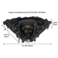 thumbnail image 2 of Jiibva Renaissance Pirate Hat with Lace Brim Steampunk Style Cap Halloween Costume Accessories for Pirates, 2 of 7