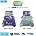 thumbnail image 2 of Juego de ropa de cama Franco Spongebob Squarepants de 5 piezas, tamaño doble, 2 of 5