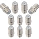 thumbnail image 1 of Conectores coaxiales RF tipo F Adaptador RG6 Conector de antena hembra F hembra a conector coaxial hembra Conector de cable tipo F (agujero) para antena de TV, niquelado Paquete de 2 Adepaton CZDZ-ST37-3, 1 of 4