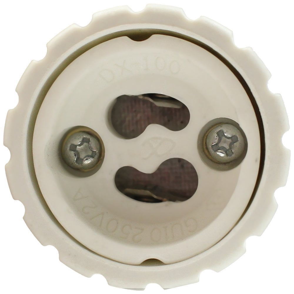 6 Pack E26/E27 to GU10 Adapter, E26/27 Edison Screw to GU10 Bayonet Base Socket Adapter Converter