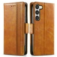 thumbnail image 4 of Dteck for Samsung Galaxy S23 5G Wallet Case, Shockproof Magnetic PU Leather Flip Folio Case with Card Holders RFID Blocking Kickstand TPU Inner Shell Phone Case (2023), Lightbrown, 4 of 6