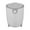 Gray GY, variant on PPgejGEK Desktop Mini Trash Bin High Appearance Multifunctional Garbage Can for Home Living Room Bedroom Blue Pink Gray Yellow Size 6.3 x 5.12 x 5.12 Inches