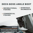 thumbnail image 3 of Grundens Mens DECK-BOSS Ankle Boot, Monument Grey, Size US M 13, 3 of 7