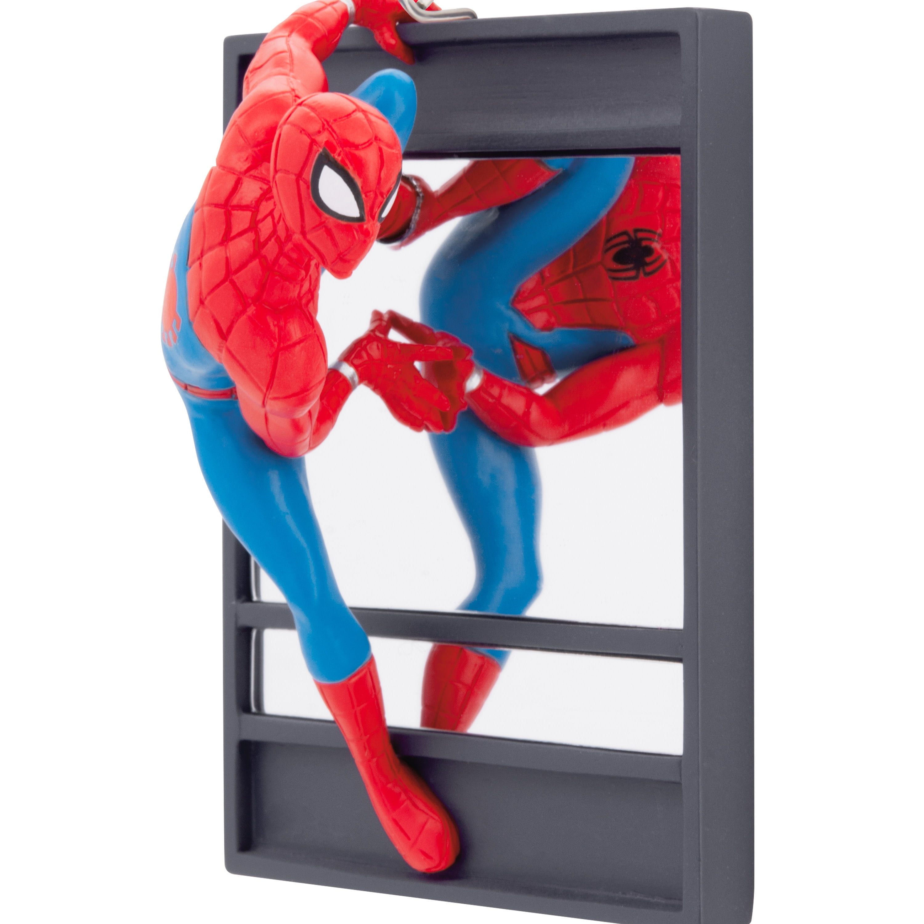 Hallmark Christmas Ornament (Marvel Spider-Man on Window), 1 Count, 1 Count