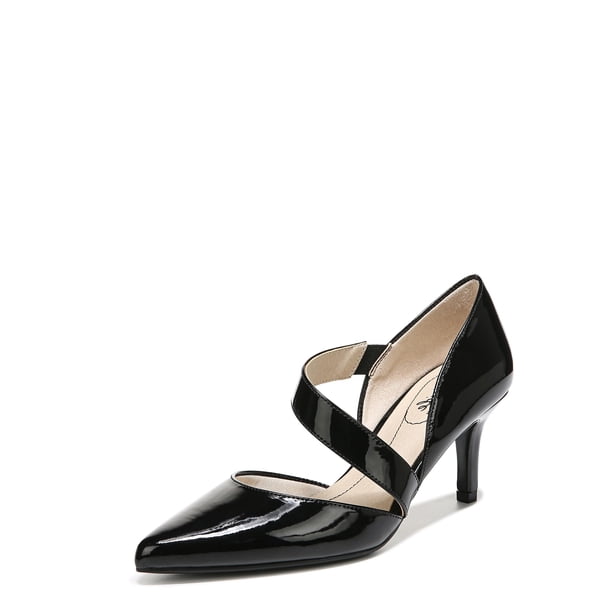 Zapatos de Tacón para Mujer LifeStride Suki en Charol Negro con Tacón de 7 cm
