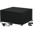 thumbnail image 1 of Fundas para muebles de jardín, 600D Oxford Funda para muebles de jardín Cubierta protectora impermeable Lona anti-UV para mesas de jardín Muebles de patio, con cordones 255x255x80cm Xemadio XDHY-17-42, 1 of 8