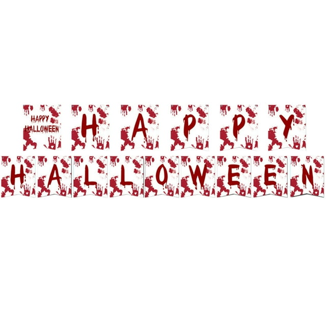 Chmadoxn Halloween Party Tableware Set Disposable Scary Party Tablecloth Halloween Theme Party disposable tableware