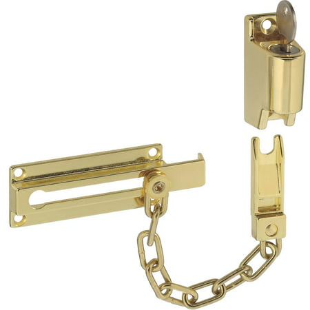 National Mfg. Keyed Chain Door Lock N183582 (Best Patio Door Lock)