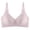 Pink, variant on Turilly Bras Womens Sporty Style V Neck Wireless Bra With Fine Straps And Seamless Support Everyday Bras