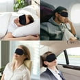thumbnail image 4 of Finvizo Sleep Mask for Adult Blindfold Silk Eye Mask Cover, Black, 4 of 7
