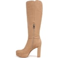 thumbnail image 2 of Naturalizer Women's Fenna Platform Knee High Boot Bamboo Tan Suede 8.5M, 2 of 5