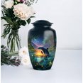 thumbnail image 7 of Butterfly Dophin Urns for Ashes Adult Male/Female - Cremation Burial Urns - Funeral Urn with Secure Lid - Blue Urn for Ashes Adult Male3inch 4pcs Small & 10inch 1pcs Large Size Combo- Pack of 5, 7 of 7