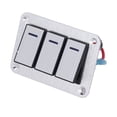 thumbnail image 3 of Panel de interruptor basculante reemplazo de panel de interruptor LED azul larga vida útil SPST con pegatinas de bricolaje para remolques ANGGREK Otros, 3 of 8